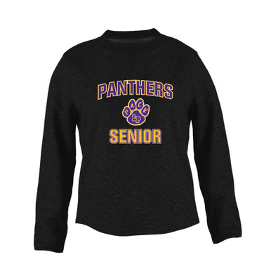 Lufkin Panthers Paw Senior #1 Women's Sweatshirt