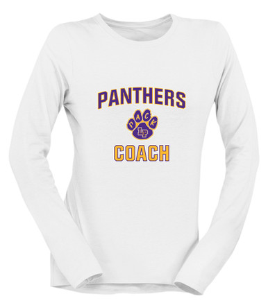 Lufkin Panthers Paw Coach Women's Premium LS T-Shirt
