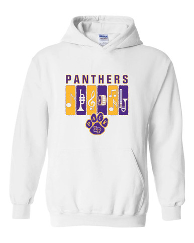 Lufkin Panthers Paw Band # 2 Men's Hoodie