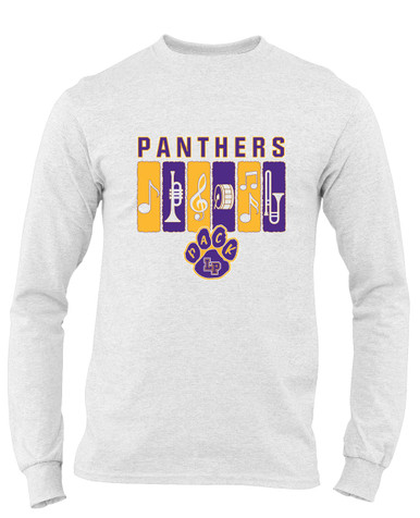 Lufkin Panthers Paw Band # 2 Men's Premium LS T-Shirt