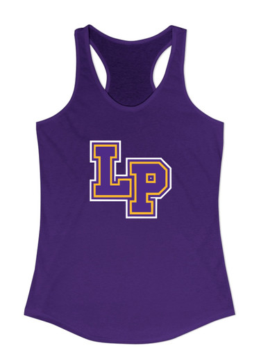 Lufkin Panthers LP Script Mascot #1 Women's Tank Top