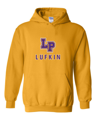 Lufkin Panthers LP Script Mascot #2 Men's Hoodie