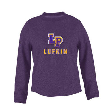 Lufkin Panthers LP Script Mascot #2 Women's Sweatshirt
