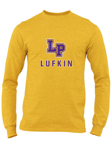 Lufkin Panthers LP Script Mascot #2 Men's LS T-Shirt