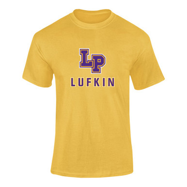 Lufkin Panthers LP Script Mascot #2 Men's SS T-Shirt