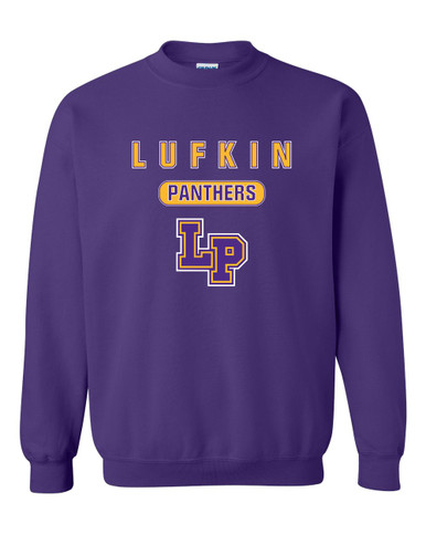 Lufkin Panthers LP Script Mascot #3 Men's Sweatshirt