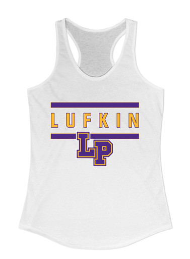 Lufkin Panthers LP Script Mascot #4 Women's Tank Top