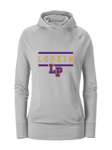Lufkin Panthers LP Script Mascot #4 Women's Hoodie