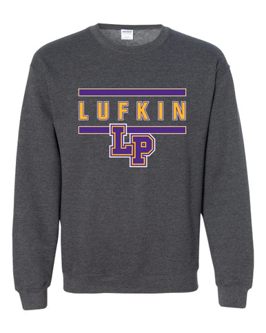 Lufkin Panthers LP Script Mascot #4 Men's Sweatshirt