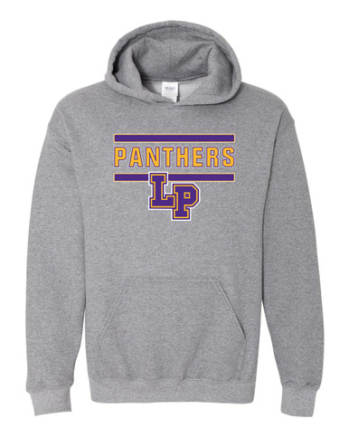 Lufkin Panthers LP Script Mascot #5 Men's Hoodie