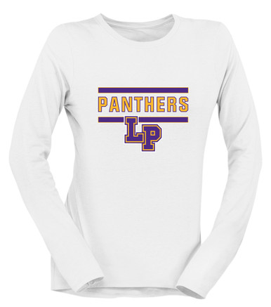 Lufkin Panthers LP Script Mascot #5 Women's LS T-Shirt