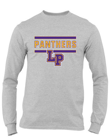 Lufkin Panthers LP Script Mascot #5 Men's LS T-Shirt