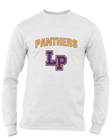 Lufkin Panthers LP Script Mascot #6 Men's LS T-Shirt