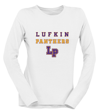Lufkin Panthers LP Script Spirit Women's Premium LS T-Shirt