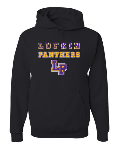 Lufkin Panthers LP Script Spirit Men's Premium Hoodie