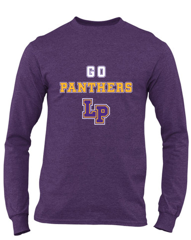 Lufkin Panthers LP Script Go Team Men's LS T-Shirt