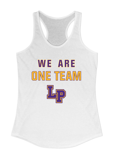 Lufkin Panthers LP Script We Are One Team Women's Tank Top