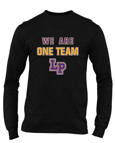 Lufkin Panthers LP Script We Are One Team Men's Premium LS T-Shirt