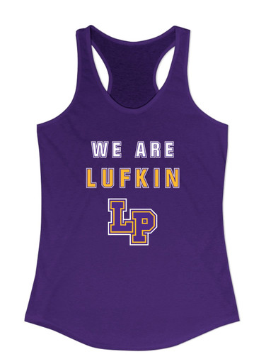 Lufkin Panthers LP Script We Are Women's Tank Top