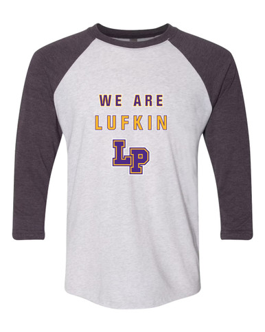Lufkin Panthers LP Script We Are Men's Baseball T-Shirt