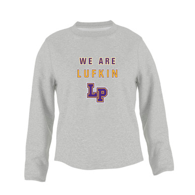 Lufkin Panthers LP Script We Are Women's Sweatshirt