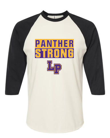 Lufkin Panthers LP Script Strong #1 Women's Baseball T-Shirt