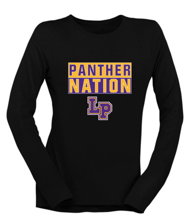 Lufkin Panthers LP Script Nation #1 Women's Premium LS T-Shirt
