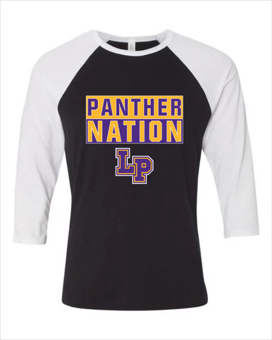 Lufkin Panthers LP Script Nation #1 Women's Baseball T-Shirt