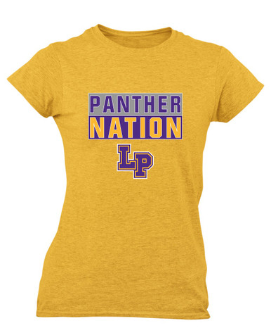 Lufkin Panthers LP Script Nation #1 Women's Premium SS T-Shirt