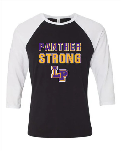 Lufkin Panthers LP Script Strong #2 Men's Baseball T-Shirt