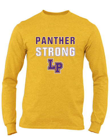Lufkin Panthers LP Script Strong #2 Men's LS T-Shirt