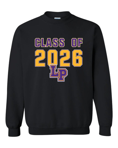 Lufkin Panthers LP Script Class of 2026 Men's Sweatshirt