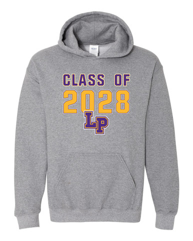 Lufkin Panthers LP Script Class of 2028 Men's Hoodie