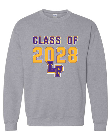Lufkin Panthers LP Script Class of 2028 Men's Sweatshirt
