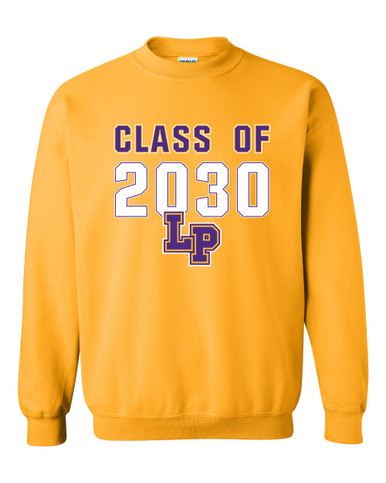 Lufkin Panthers LP Script Class of 2030 Men's Sweatshirt