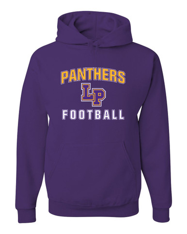 Lufkin Panthers LP Script Football #1 Men's Premium Hoodie