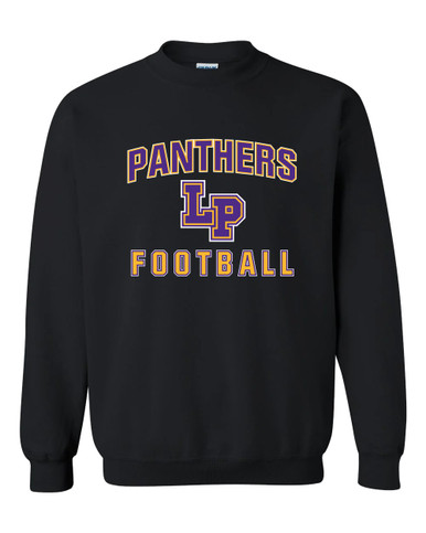 Lufkin Panthers LP Script Football #1 Men's Sweatshirt