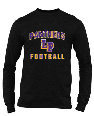 Lufkin Panthers LP Script Football #1 Men's LS T-Shirt