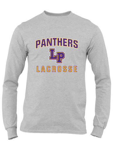 Lufkin Panthers LP Script Lacrosse Men's LS T-Shirt