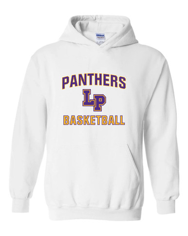 Lufkin Panthers LP Script Basketball #1 Men's Hoodie