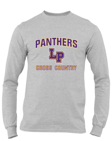 Lufkin Panthers LP Script Cross Country Men's LS T-Shirt