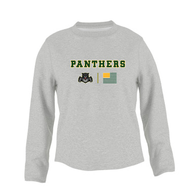 Bruton Panthers Team Colors Flag Women's Sweatshirt