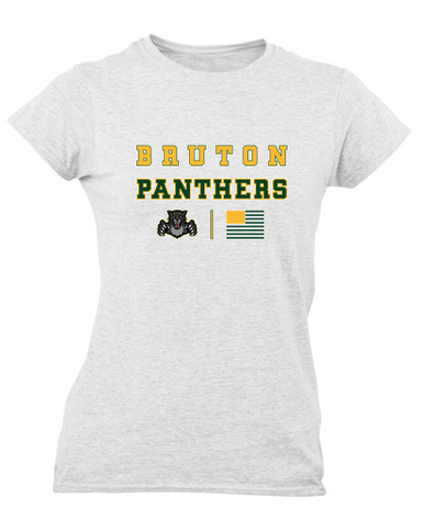 Bruton Panthers Spirit Flag Women's Premium SS T-Shirt