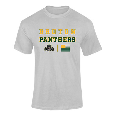 Bruton Panthers Spirit Flag Men's SS T-Shirt