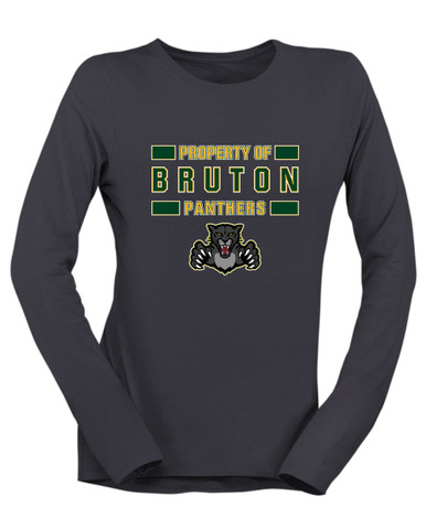 Bruton Panthers Property Of Women's LS T-Shirt
