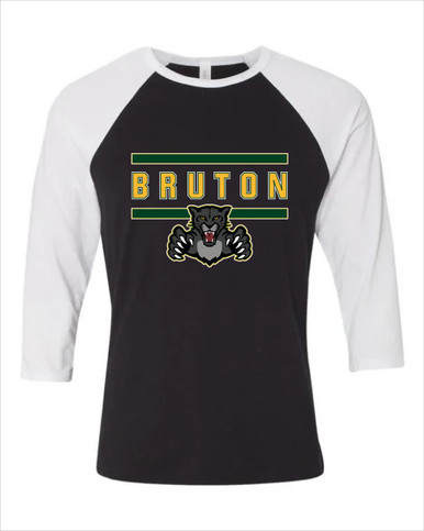 Bruton Panthers Mascot #4 Women's Baseball T-Shirt
