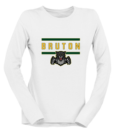 Bruton Panthers Mascot #4 Women's Premium LS T-Shirt