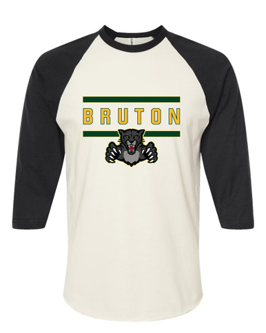 Bruton Panthers Mascot #4 Men's Baseball T-Shirt