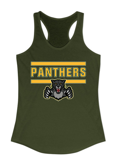 Bruton Panthers Mascot #5 Women's Tank Top