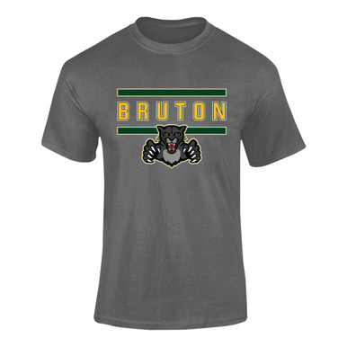 Bruton Panthers Mascot #4 Men's SS T-Shirt